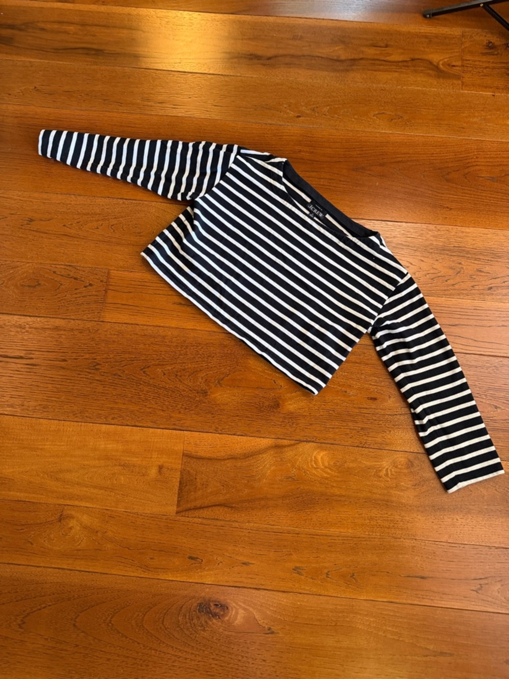 J. Crew Cropped Boatneck T-shirt - Picture 4 of 10